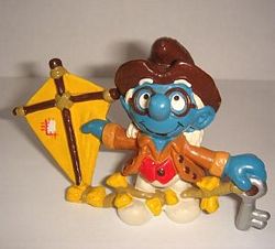 N° 2.0502 : Le Schtroumpf Benjamin Franklin_1984_historiques_Schtroumpf_fig_speciales_20502.jpg